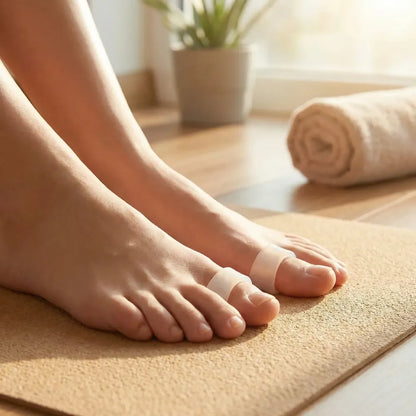 Magnetic slimming toe rings