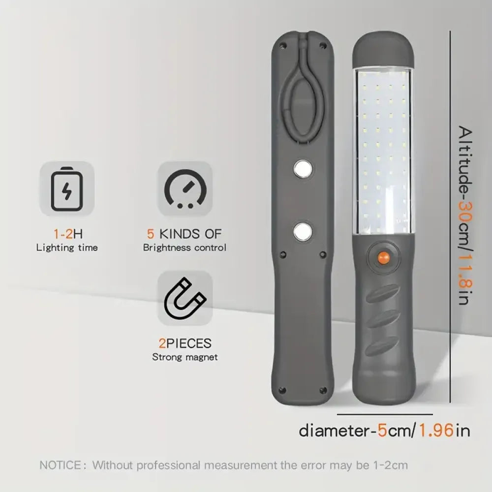 Magnetic solar work light - potential heroes
