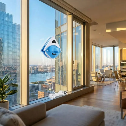 Magnetic window cleaner - home improvement