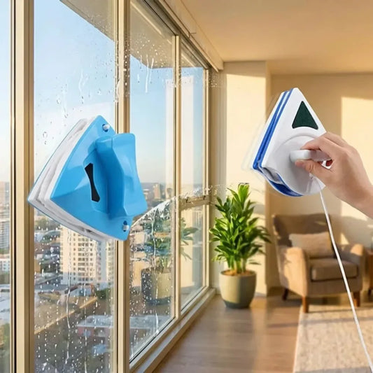 Magnetic window cleaner - home improvement