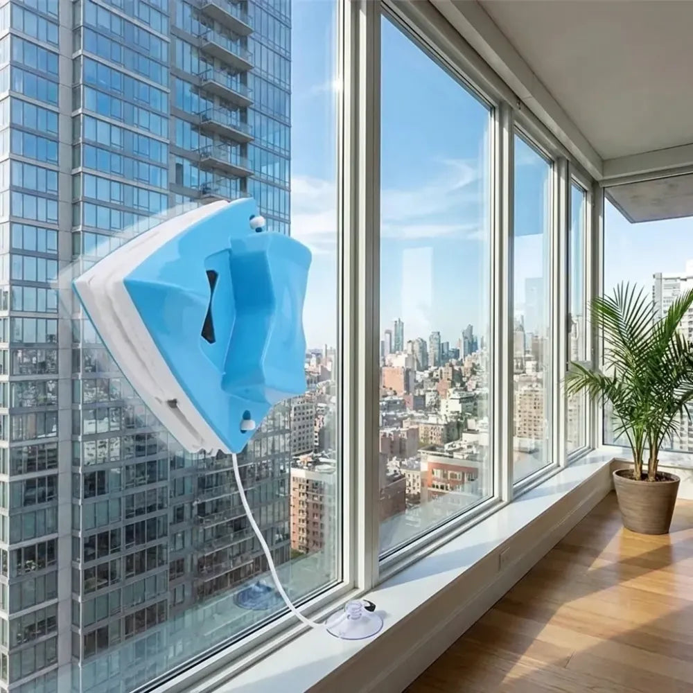 Magnetic window cleaner - home improvement