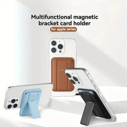 Magspin leather wallet holder