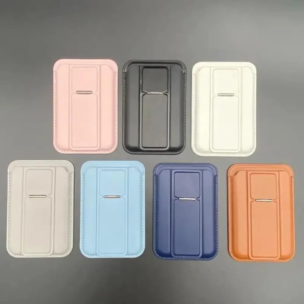 Magspin leather wallet holder