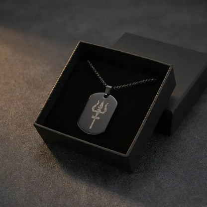 Mahadev trishul pendant with chain