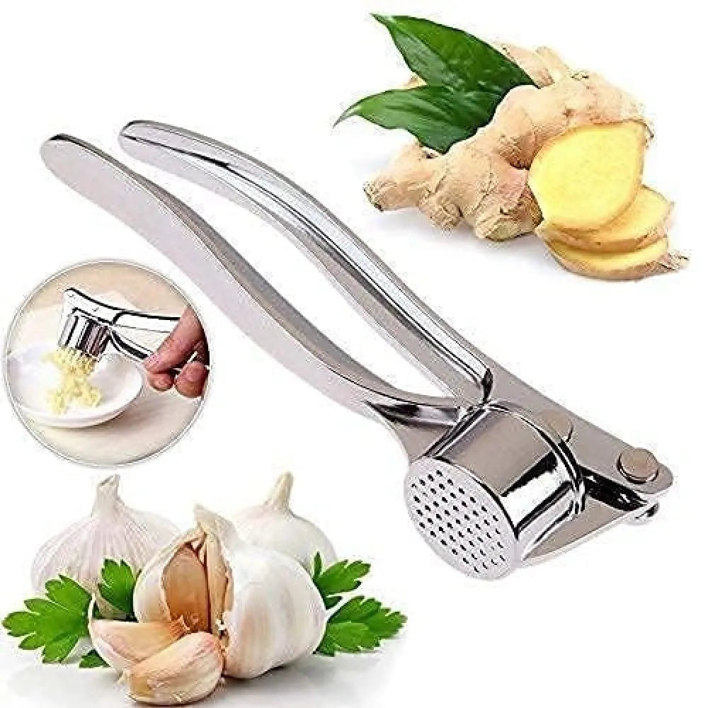 Manual aluminum garlic crusher & ginger mincer
