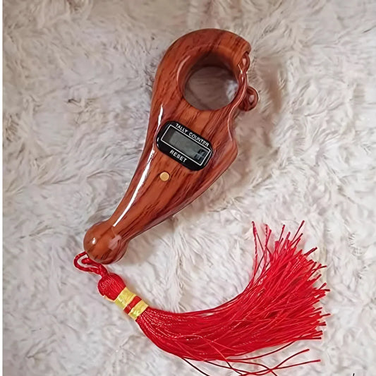 Manual finger rotating digital tally number counting machine