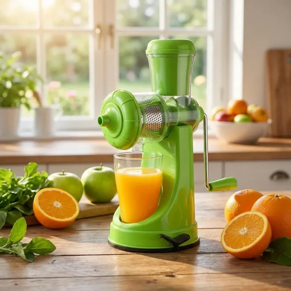 Manual fruit & veg juicer - home essentials