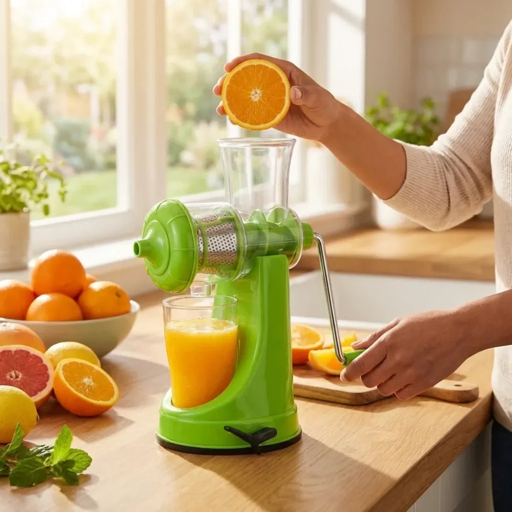 Manual fruit & veg juicer - home essentials