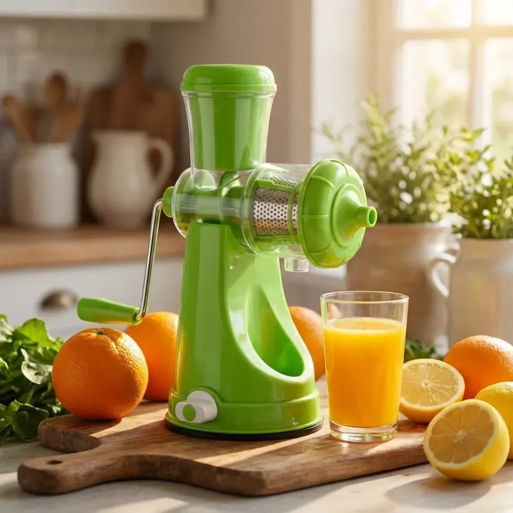 Manual fruit & veg juicer - home essentials