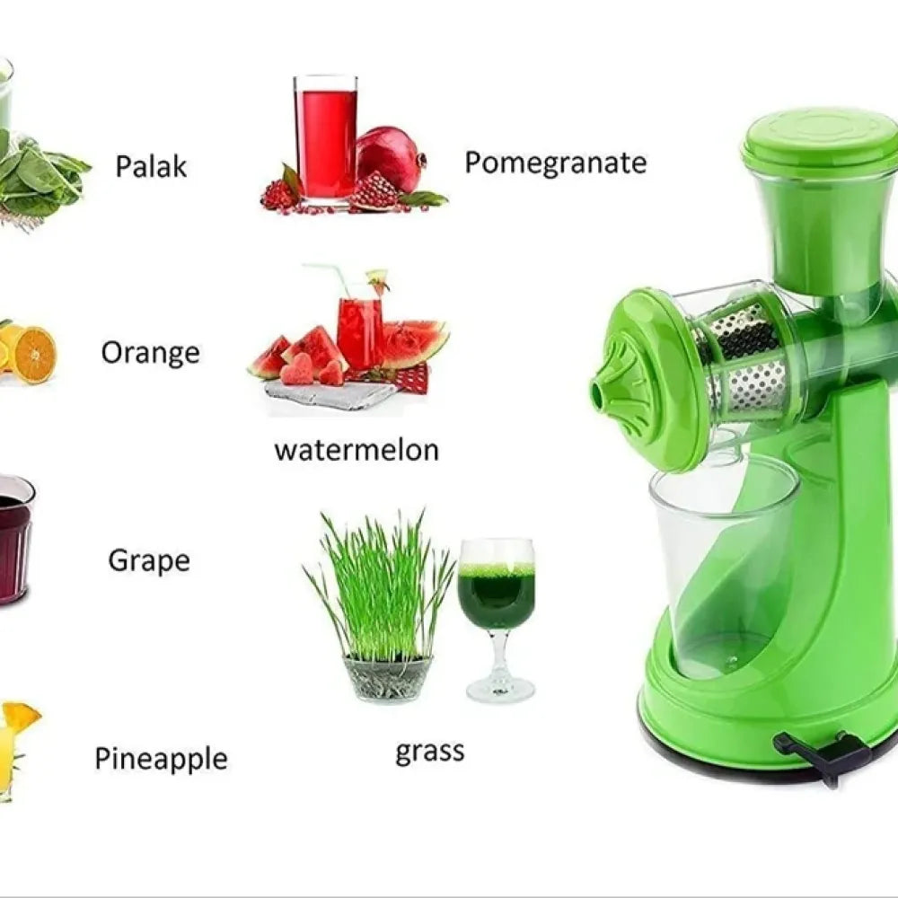Manual fruit & vegetable juicer