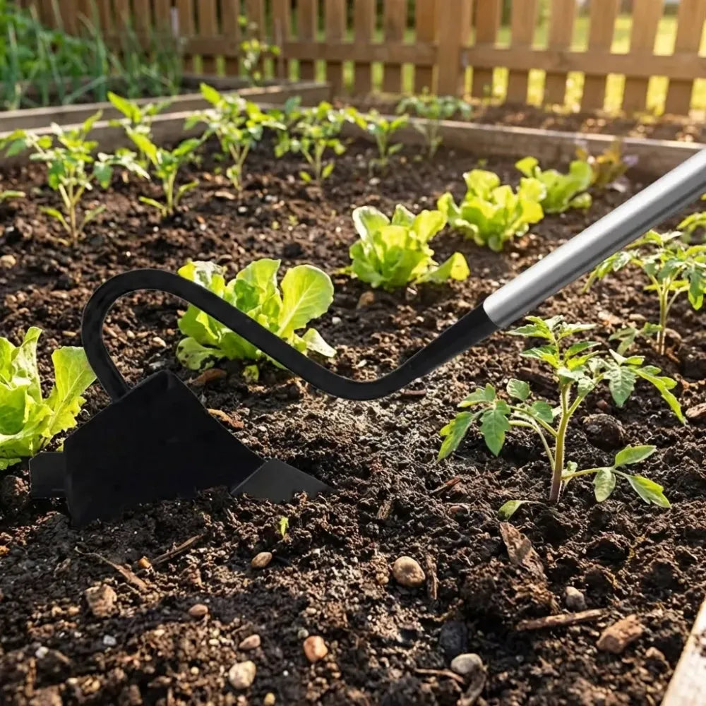 Manual garden cultivator tool - home essentials