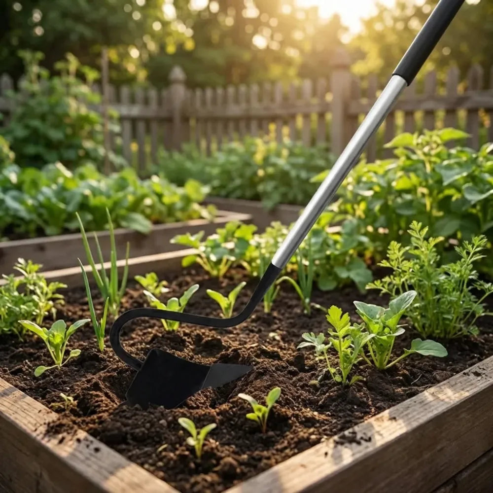 Manual garden cultivator tool - home essentials