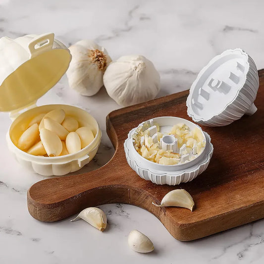 Manual garlic crusher & grinder - home kitchen