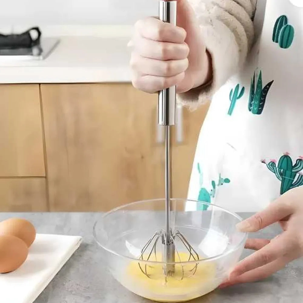 Manual kitchen hand whisk mixer