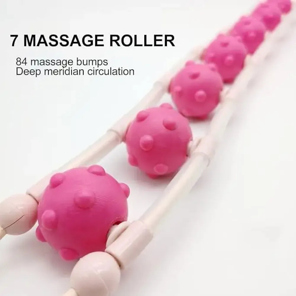 Manual massage roller strap