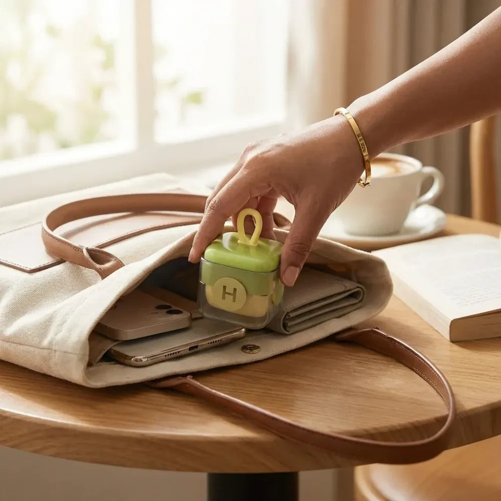 Manual mini lint roller