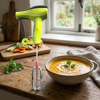 Manual stainless steel hand blender - home & kitchen