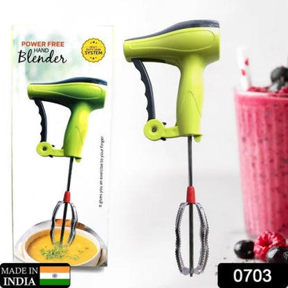 Manual stainless steel hand blender - home & kitchen
