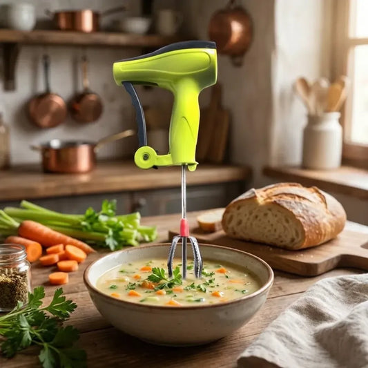 Manual stainless steel hand blender - home & kitchen