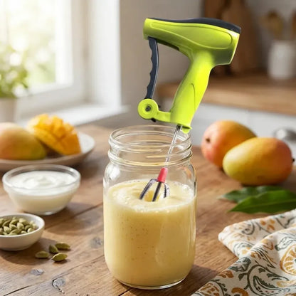 Manual stainless steel hand blender - home & kitchen