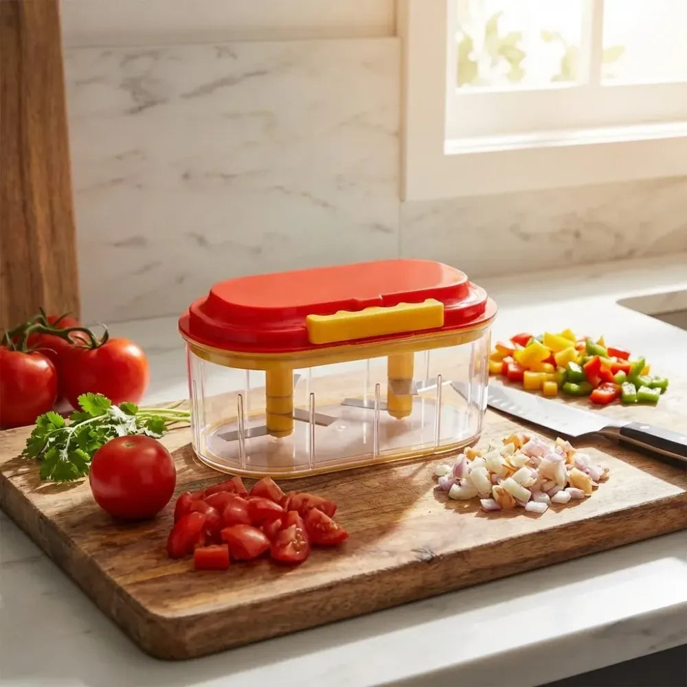 Manual twin-blade chopper - kitchen tool