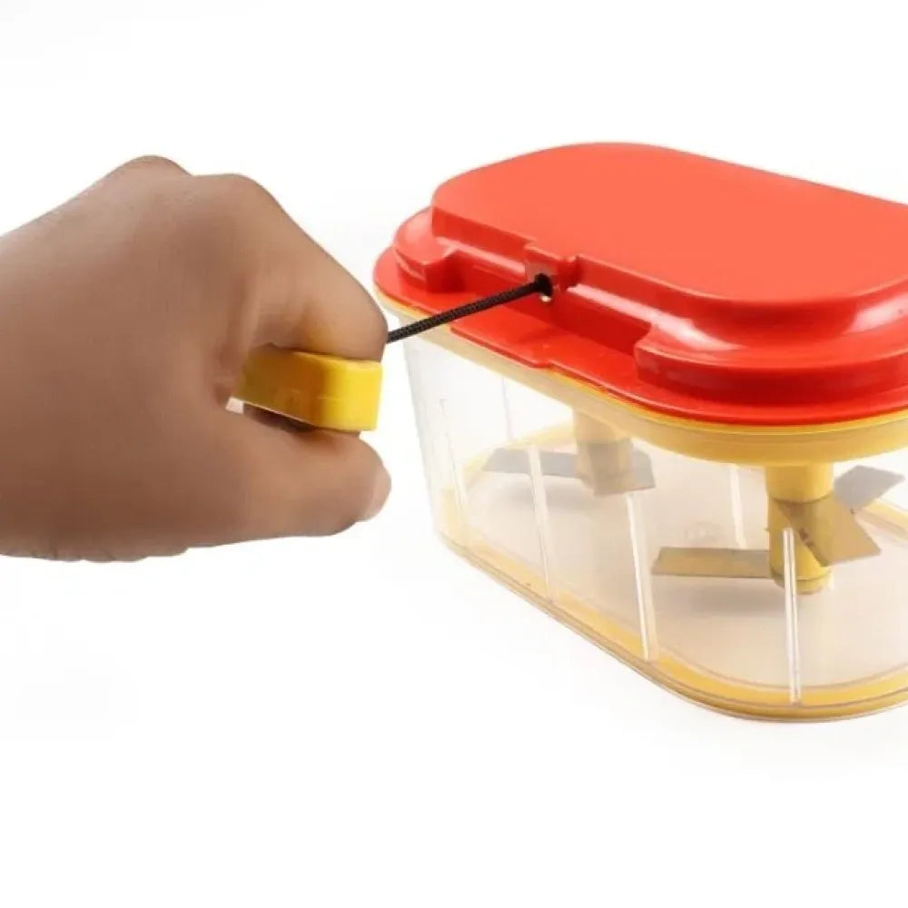 Manual twin-blade chopper - kitchen tool