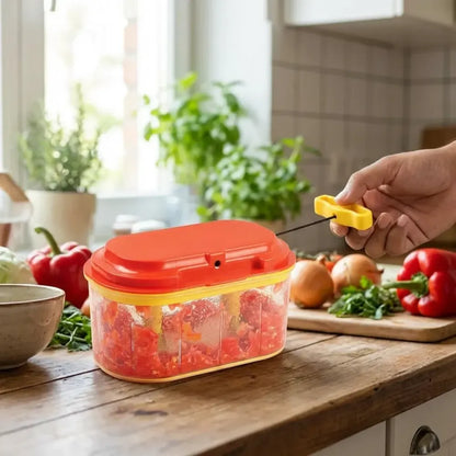Manual twin-blade chopper - kitchen tool