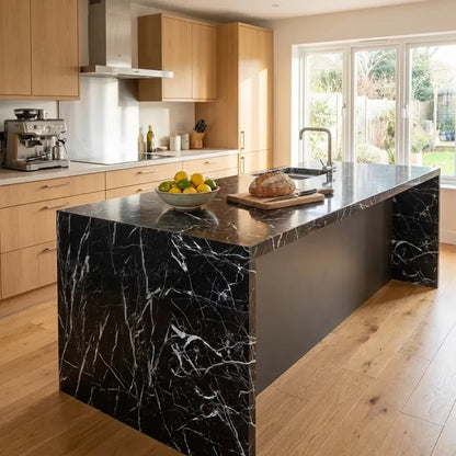 Marble adhesive kitchen wallpaper - home &