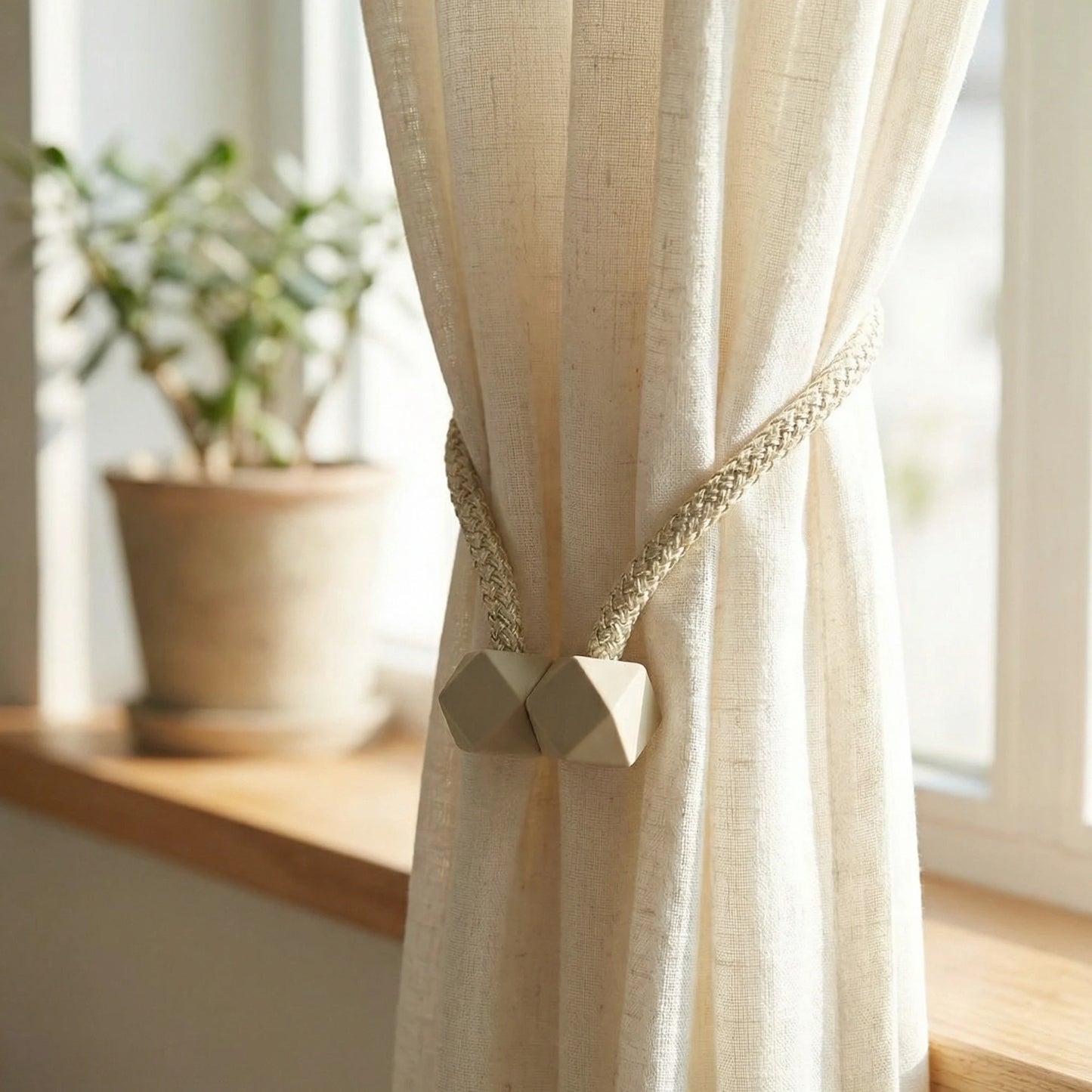 Home Curtain Tiebacks Straps Buckle Clips