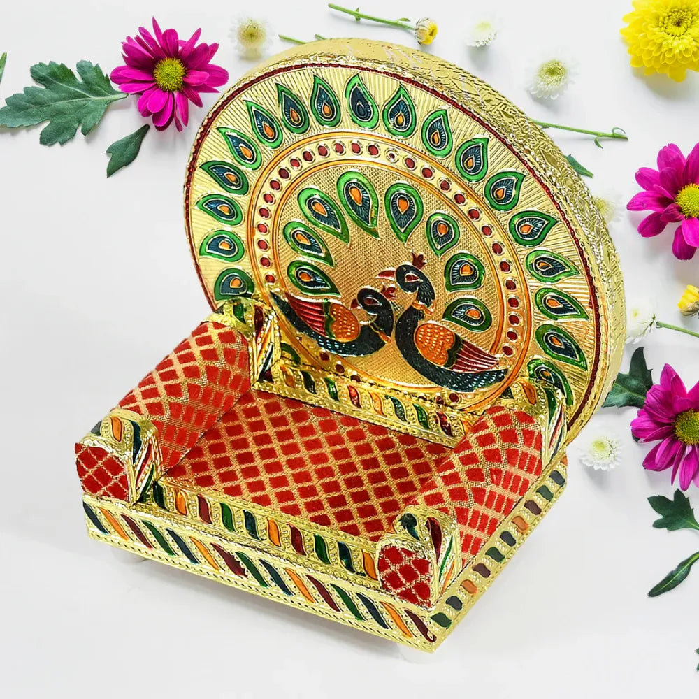 Meenakari pooja singhasan - home improvement