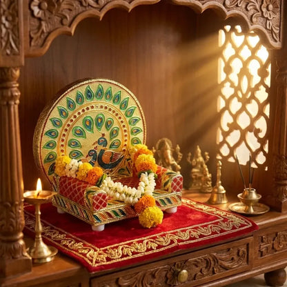 Meenakari pooja singhasan - home improvement