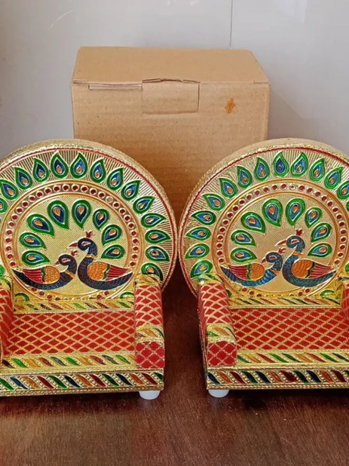 Meenakari Pooja Singhasan