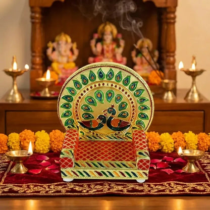 Meenakari pooja singhasan - home improvement