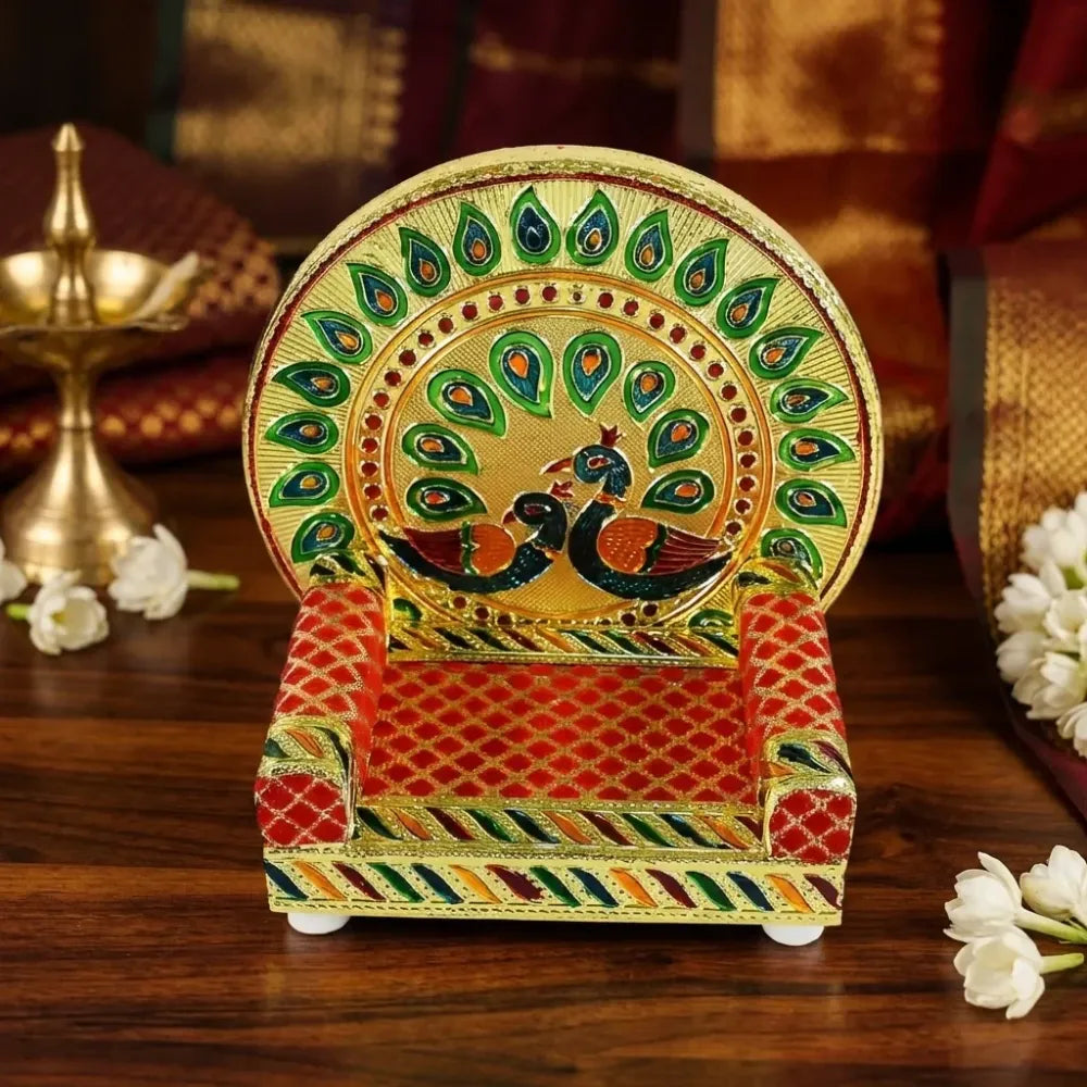 Meenakari pooja singhasan - home improvement