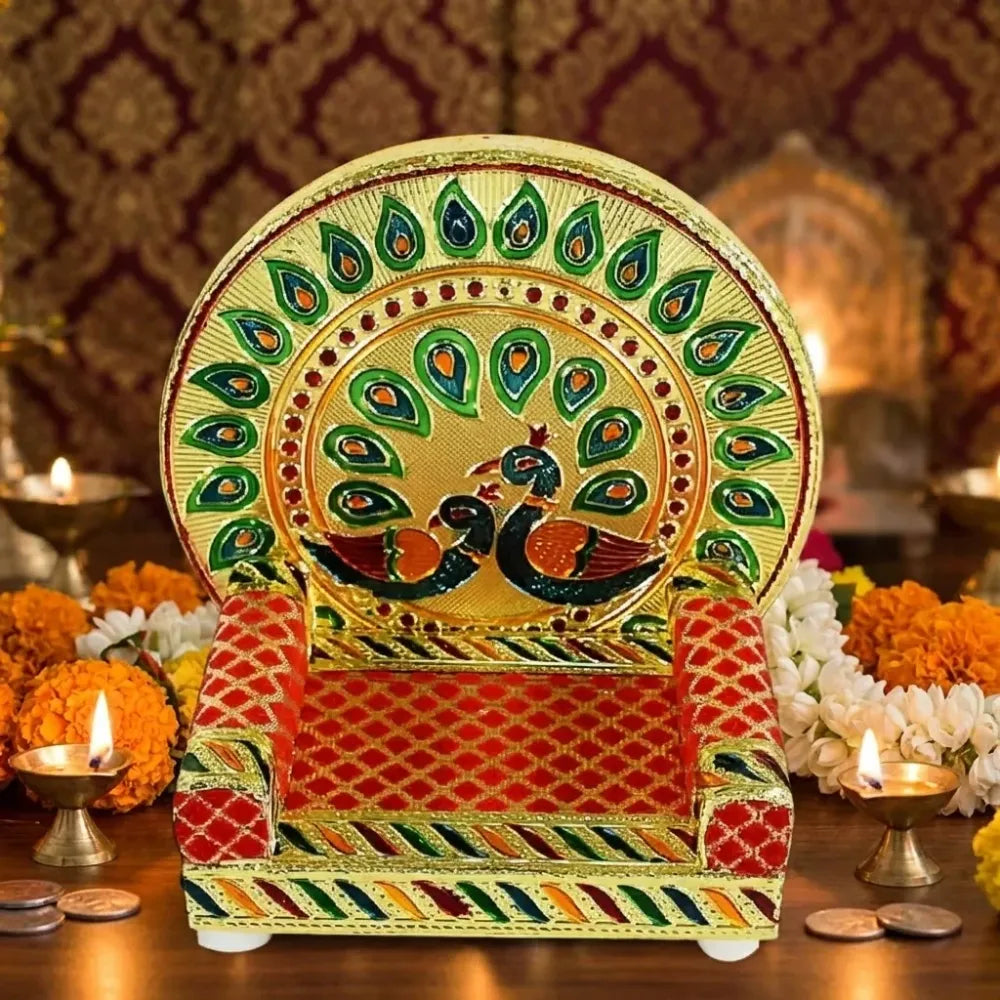 Meenakari pooja singhasan - home improvement