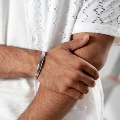 Men stainless steel kada bracelet