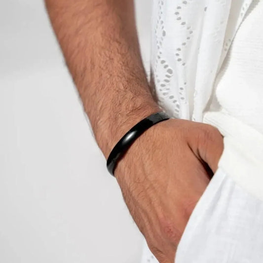 Men stainless steel kada bracelet