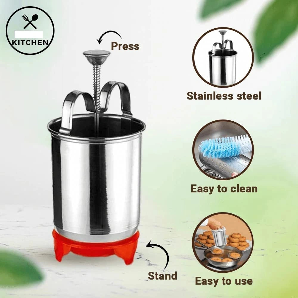 Stainless steel vada maker