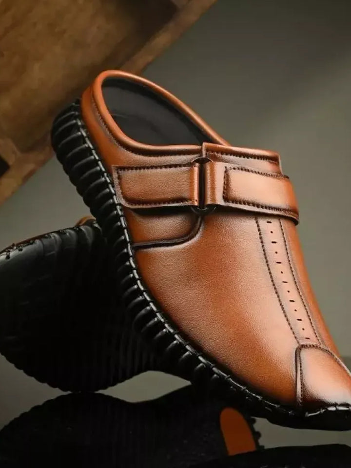 Men's Bantu Style Tan Loafers