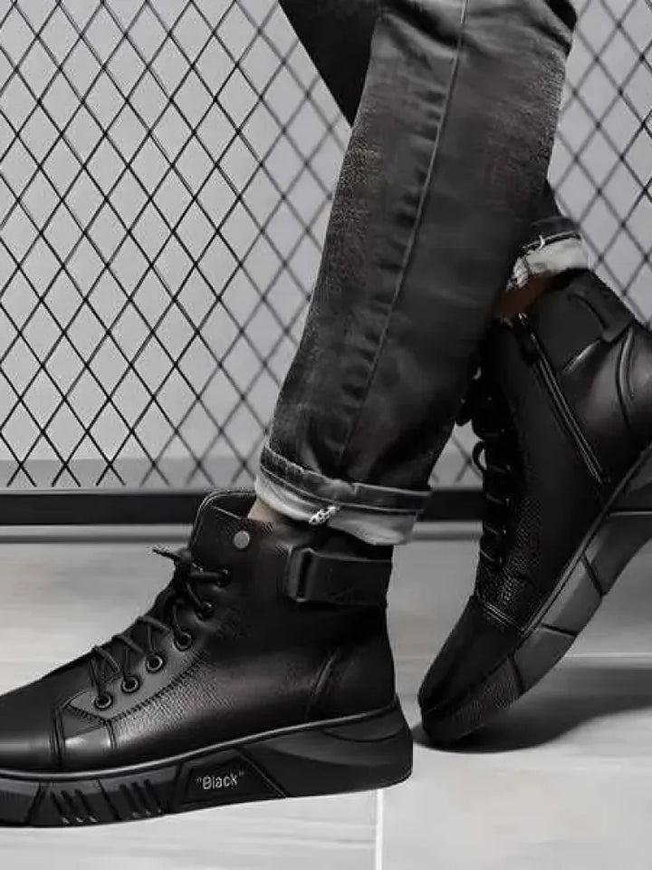 Men’s Black Casual Boots