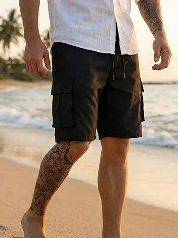 Men's Casual Cargo Shorts (Pack of 3)