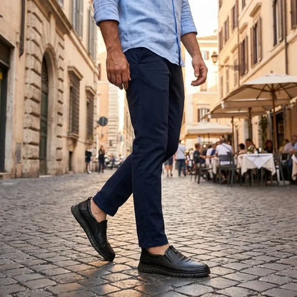 Men’s casual synthetic loafers - footwear