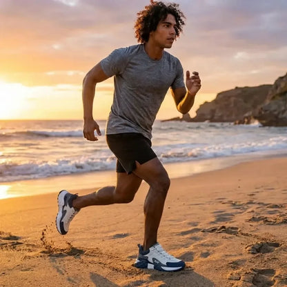Men’s comfort knit sneakers - footwear