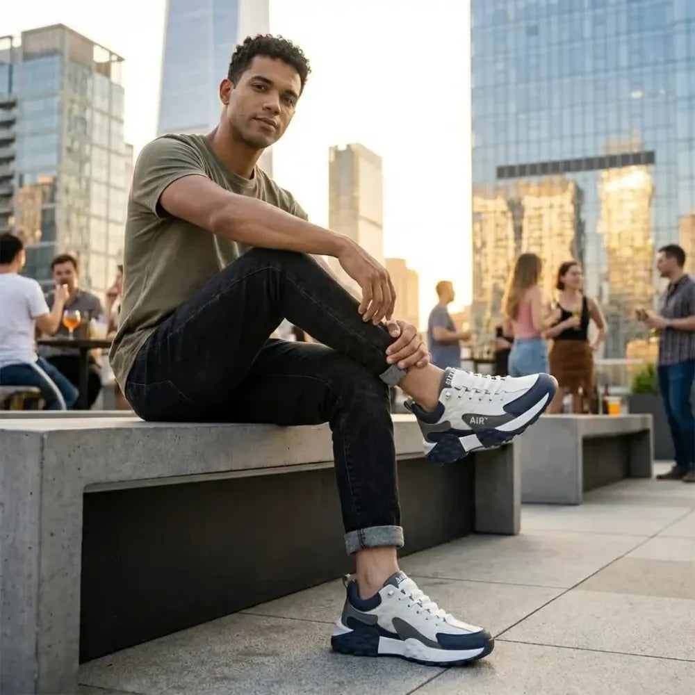 Men’s comfort knit sneakers - footwear