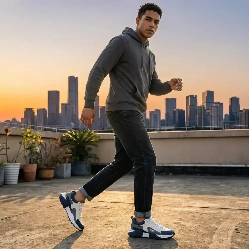 Men’s comfort knit sneakers - footwear
