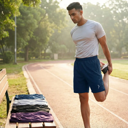 Men’s cotton polyester shorts – pack of 4