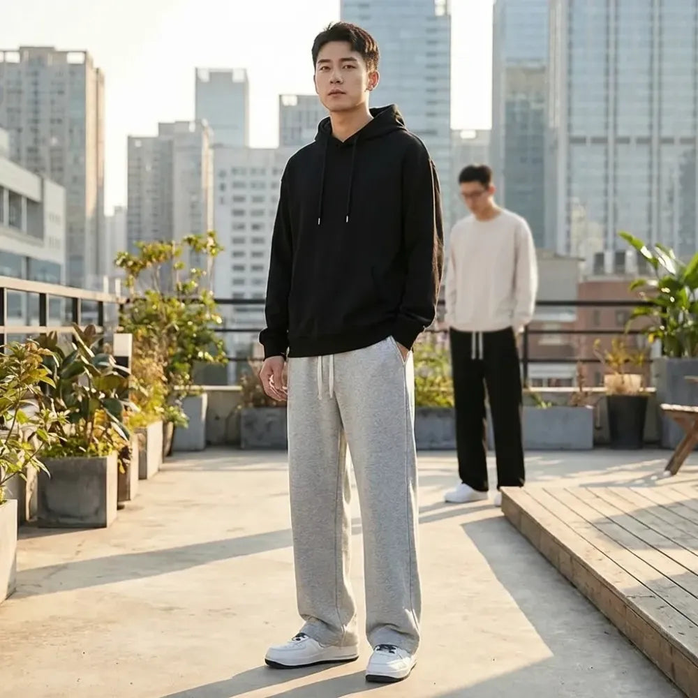 Men’s fleece track pants – pack of 2