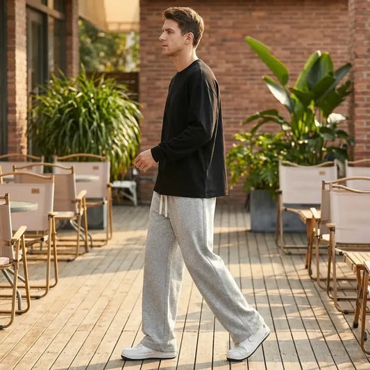 Men’s fleece track pants – pack of 2
