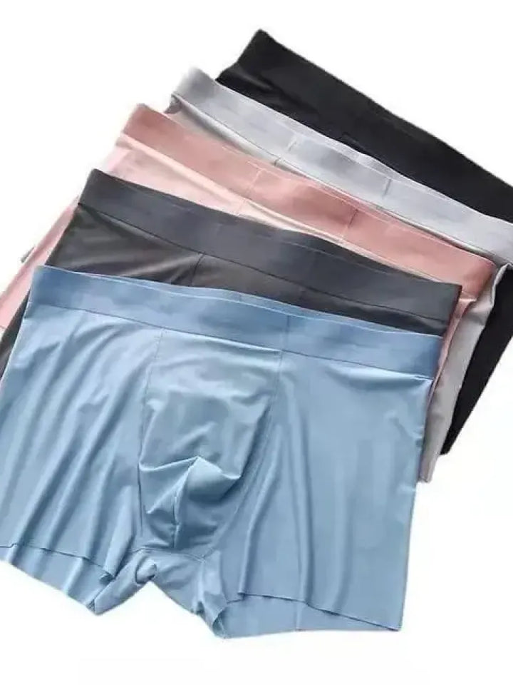 Men's Ice Silk Boxers – Pack of 5