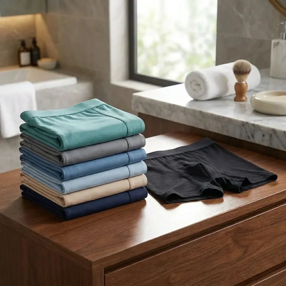 Men’s ice silk boxers – pack of 5